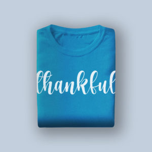 Printed Blue Tshirt